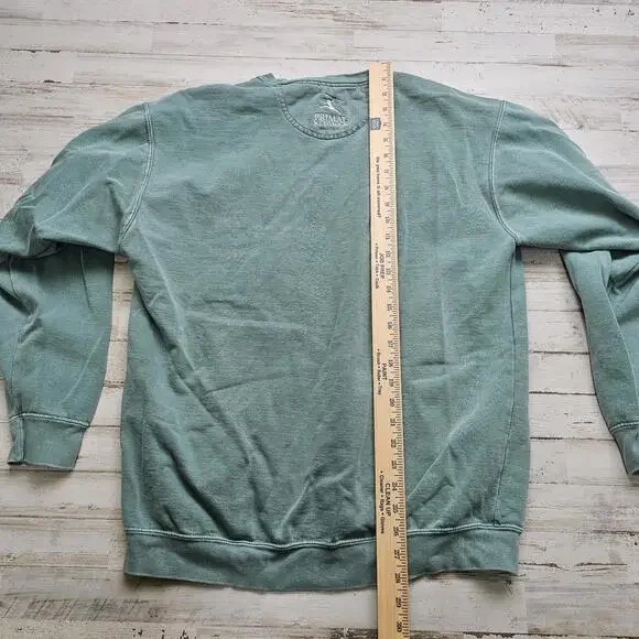 Powered By Avocados Green Crewneck Comfort Colors Sweatshirt Size Adult LG - Picture 4 of 5